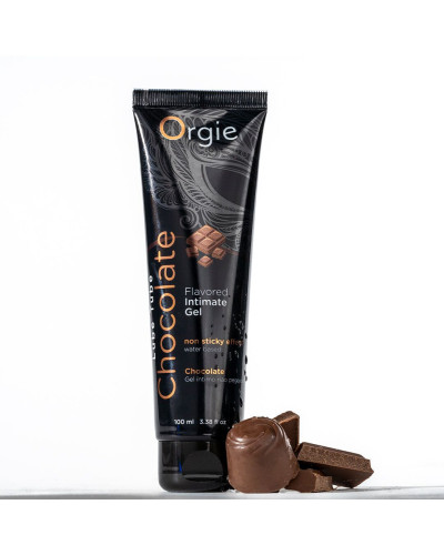 Лубрикант на водній основі Orgie - Lube Tube Chocolate (100 мл) - Фото №4
