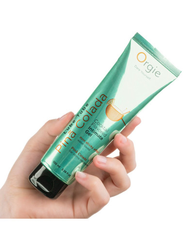 Лубрикант на водной основе Orgie - Lube Tube Pina Colada (100 мл) - Фото №4