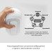 Вібромастурбатор Tenga Flip Zero Electronic Vibration White, змінна інтенсивність, розкладний - Фото №4