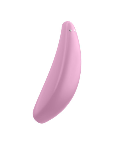 Мощный вакуумный клиторальный стимулятор Satisfyer Curvy 3+ с управлением через интернет - Фото №5