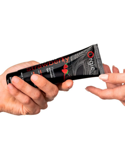 Лубрикант на водній основі Orgie - Lube Tube Strawberry (100 мл) - Фото №2
