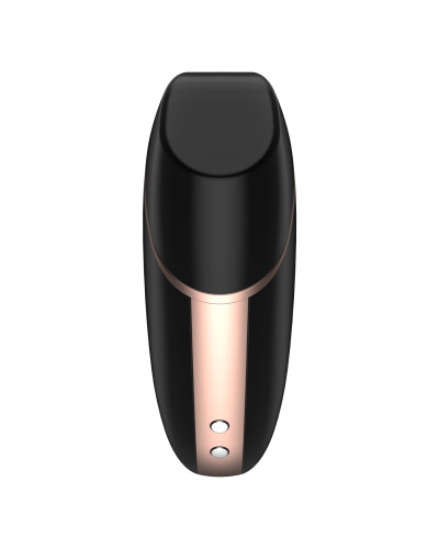 Вакуумный клиторальный стимулятор Satisfyer Love Triangle Black с управлением через интернет - Фото №6