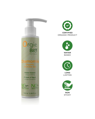 Гель для інтимної гігієни Orgie – Bio Chamomile Organic Intimate Gel (100 мл), екстракт ромашки - Фото №3