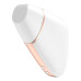 Вакуумный клиторальный стимулятор Satisfyer Love Triangle White с управлением через интернет - Фото №2