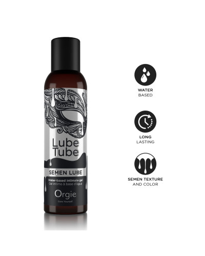 Лубрикант, що імітує сперму Orgie - Lube Tube - Semen Lube (150 мл) - Фото №3