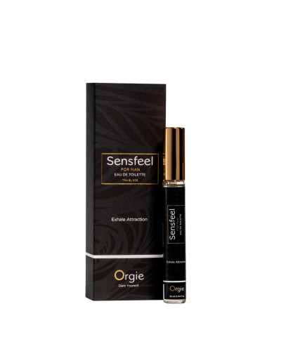 Чоловічі парфуми з феромонами Orgie – Sensfeel for Man Travel Size (10 мл), цитрусово-деревний аромат - Фото №1