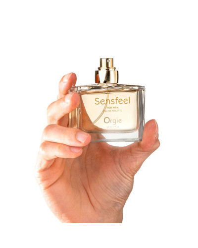 Чоловічі парфуми з феромонами Orgie – Sensfeel for Man (50 мл), цитрусово-деревний аромат - Фото №2