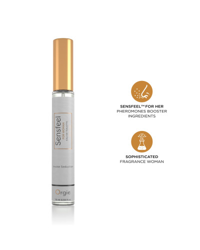 Жіночі парфуми з феромонами Orgie – Sensfeel for Woman Travel Size (10 мл), квітково-фруктовий аромат - Фото №3