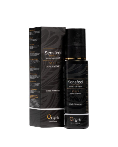 Лосьйон з феромонами для тіла та волосся Orgie – Sensfeel Seduction Elixir 10 in 1 for Man (100 мл) - Фото №1