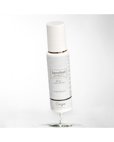 Лосьйон з феромонами для тіла та волосся Orgie – Sensfeel Seduction Elixir 10 in 1 for Woman (100 мл) - Фото №4