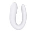 Смартвібратор для пар Satisfyer Double Joy White із широким кліторальним стимулятором - Фото №2