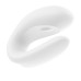 Смартвібратор для пар Satisfyer Double Joy White із широким кліторальним стимулятором - Фото №5
