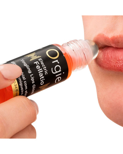 Стимулюючий блиск для губ Orgie - Electric Fellatio Lips Gloss (10 мл) - Фото №2