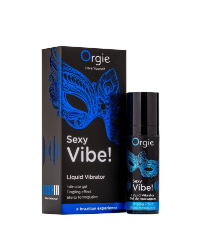 Рідкий вібратор Orgie - Sexy Vibe! Liquid Vibrator (15 мл) - Фото №1
