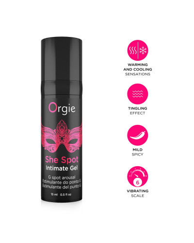 Гель для стимуляции точки G Orgie - She Spot Intimate Gel (15 мл) - Фото №3