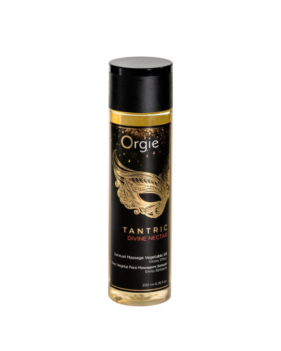 Масажна олія Orgie – Tantric Divine Nectar (200 мл), для тантричного масажу, зволоження - Фото №1