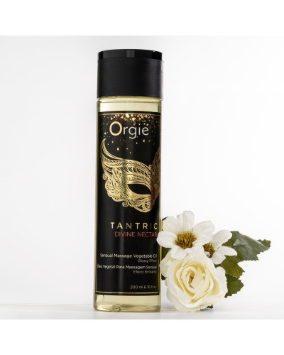 Масажна олія Orgie – Tantric Divine Nectar (200 мл), для тантричного масажу, зволоження - Фото №4
