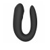 Смарт-вібратор для пар Satisfyer Double Joy Black із широким кліторальним стимулятором - Фото №2