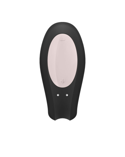 Смарт-вібратор для пар Satisfyer Double Joy Black із широким кліторальним стимулятором - Фото №3