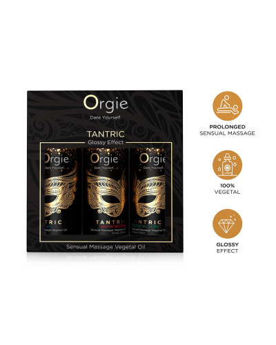 Набір олій для тантричного масажу Orgie – Tantric Mini Size Collection (3х30 мл), зволоження - Фото №3
