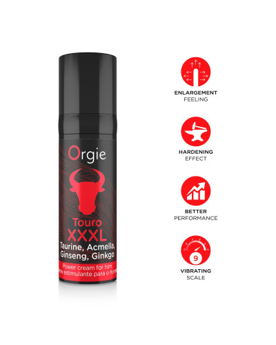 Крем для ерекції Orgie - Touro XXXL Power Cream (15 мл) - Фото №3