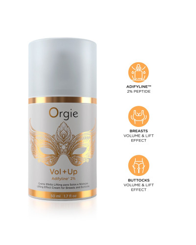 Крем з ефектом ліфтингу для грудей та сідниць Orgie – Vol + Up (50 мл), пептид Adifyline™ - Фото №3