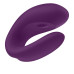 Смарт-вибратор для пар Satisfyer Double Joy Violet с широким клиторальным стимулятором - Фото №5
