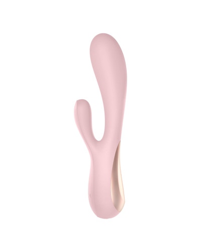 Смарт вібратор-кролик Satisfyer Mono Flex Mauve, 2 мотори, керування через інтернет - Фото №3