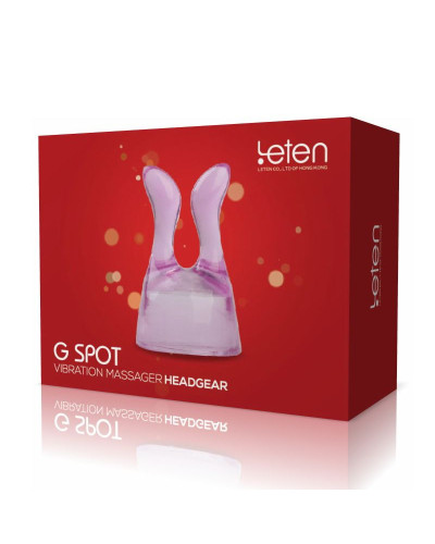 Насадка для вибромассажера Leten G SPOT HEADGEAR - 2 (40 x 60 мм) - Фото №2