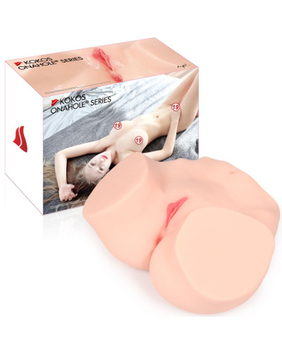 Мастурбатор Kokos 002 Hanna ONAHOLE Real Vagina Double Layer - Фото №7