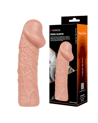 Насадка на член Kokos Penis Sleeve PS 001 L - Фото №1