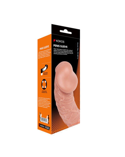 Насадка на член Kokos Penis Sleeve PS 001 L - Фото №3
