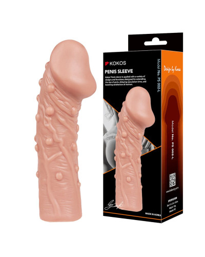 Насадка на член Kokos Penis Sleeve PS 002 L - Фото №1