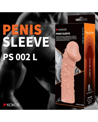 Насадка на член Kokos Penis Sleeve PS 002 L - Фото №4