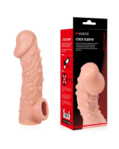 Насадка на член Kokos Cock Sleeve CS 002 M - Фото №1