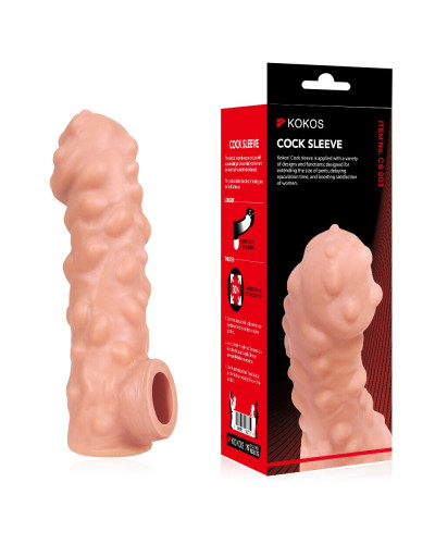 Насадка на член Kokos Cock Sleeve CS 003 M - Фото №1