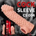 Насадка на член Kokos Cock Sleeve CS 004 M - Фото №6