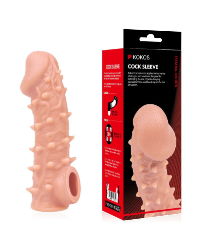Насадка на член Kokos Cock Sleeve CS 005 L - Фото №1
