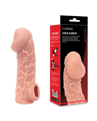 Насадка на член Kokos Cock Sleeve CS 006 L - Фото №2