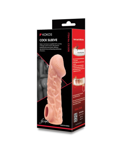 Насадка на член Kokos Cock Sleeve CS 006 L - Фото №6