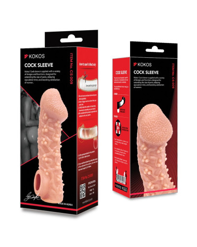 Насадка на член Kokos Cock Sleeve CS 009 M - Фото №5