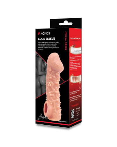 Насадка на член Kokos Cock Sleeve CS 009 M - Фото №6