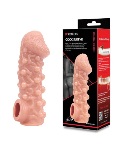Насадка на член Kokos Cock Sleeve CS 010 L - Фото №2