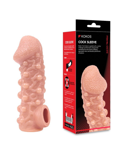 Насадка на член Kokos Cock Sleeve CS 010 L - Фото №3