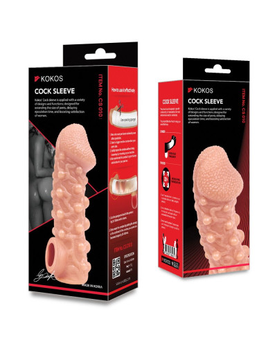Насадка на член Kokos Cock Sleeve CS 010 L - Фото №5