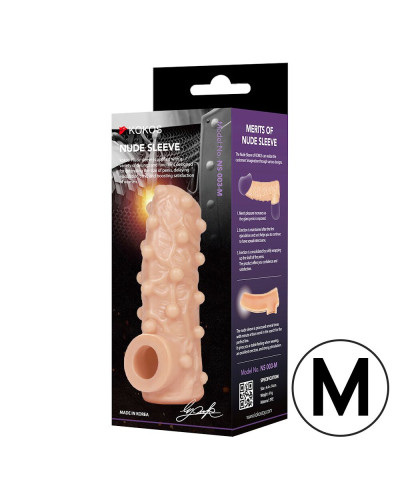 Насадка на член Kokos Nude Sleeve NS 001 M - Фото №2