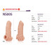 Насадка на член Kokos Nude Sleeve NS 005 M - Фото №4