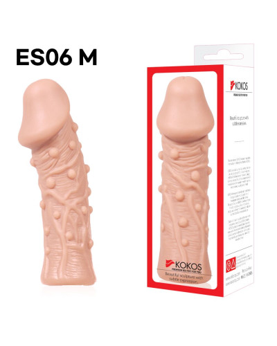 Насадка на член Kokos Extreme Sleeve ES.06 розмір M, потовщувальна, стимулюючий рельєф - Фото №4