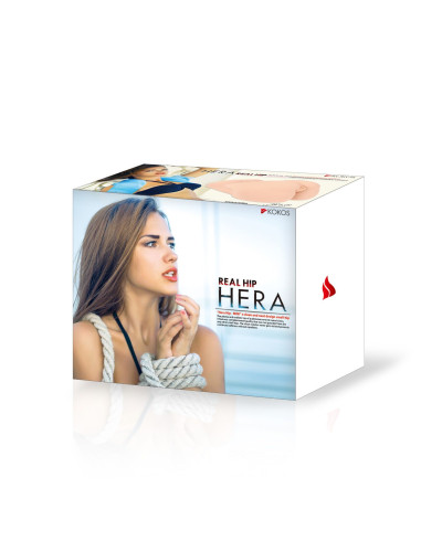 Мастурбатор Kokos Hera Hip Real 2WayPlus с вибрацией и массажем - Фото №9