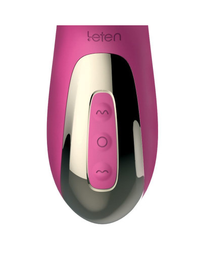Вибратор-пульсатор Leten Automatical Thrusting Vibrator с подогревом, перезаряжаемый, 10 режимов - Фото №6